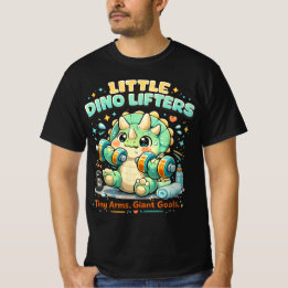 Little Dino Lifters 8KG | Tiny Arms Giant Goals T-Shirt