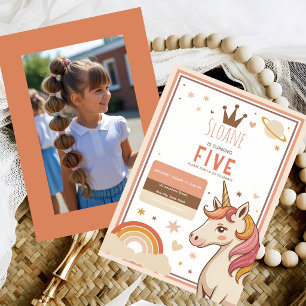 Little Dino ROAR First Birthday Party Invitation