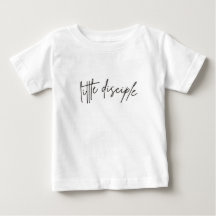 Little Disciple Minimalist White Toddler T-shirt