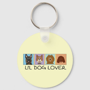 Little Dog Lover Tshirts and Gifts Keychain