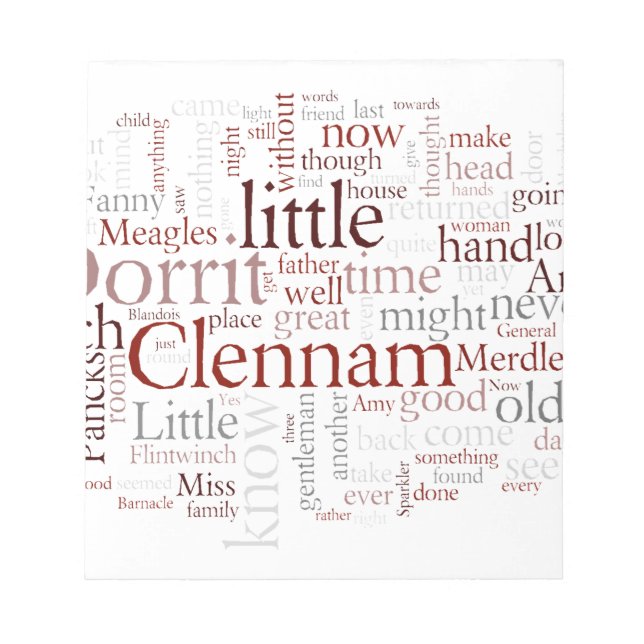 Little Dorrit Notepad (Front)
