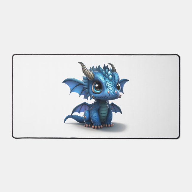 Little Dragon Desk Mat (Front)