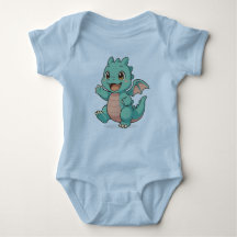 Little Dragon's Charm Baby Bodysuit