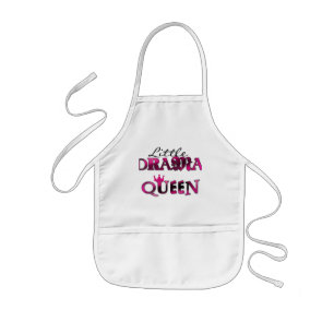 Little Drama Queen T-shirts and Gifts Kids Apron