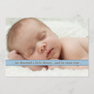 Little Dream Two Photo Faire-part de naissance mod