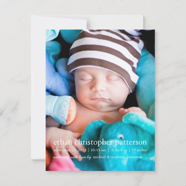 Little Dream Two Photo Faire-part de naissance mod (Devant)