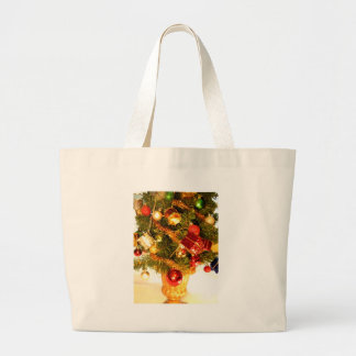 Little Drum Tree III Large Tote Bag