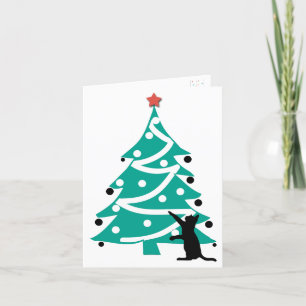 "Little Drummer Boy" Cat Christmas Card