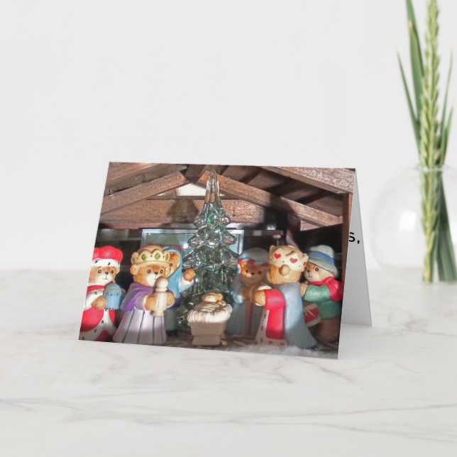 Little Drummer Boy Christmas Card (Front)