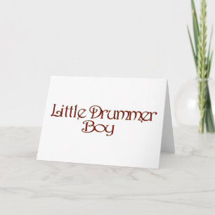Little Drummer Boy Holiday Card