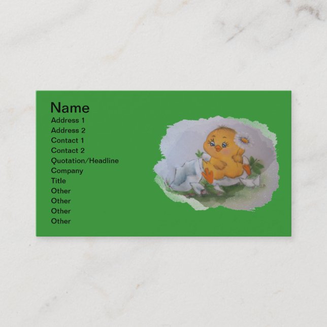 Little duck business card (Front)