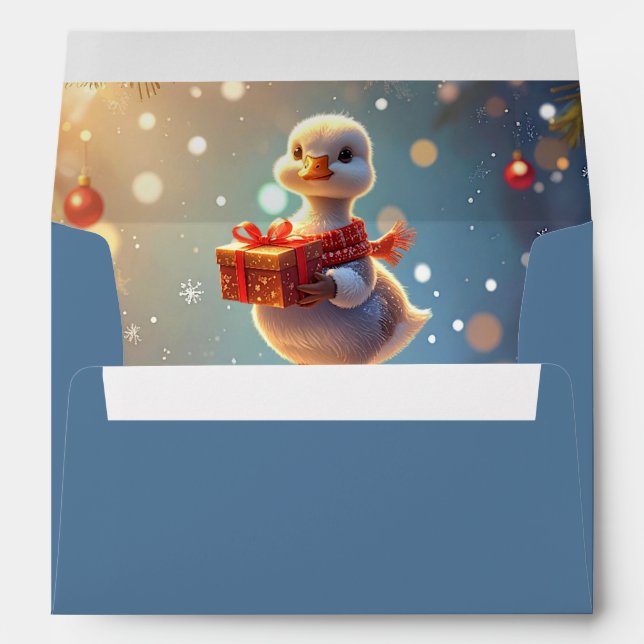 Little Duck Holiday Envelope (Back (Bottom))