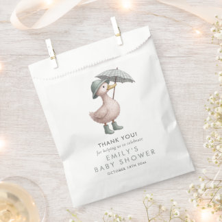 Little Duckling Baby Shower Guest Thank You Favour Bag