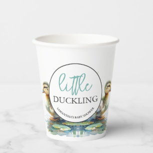 Little Duckling Paper Cups Boy Baby Shower