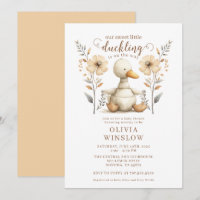 Little Duckling Watercolor Baby Shower