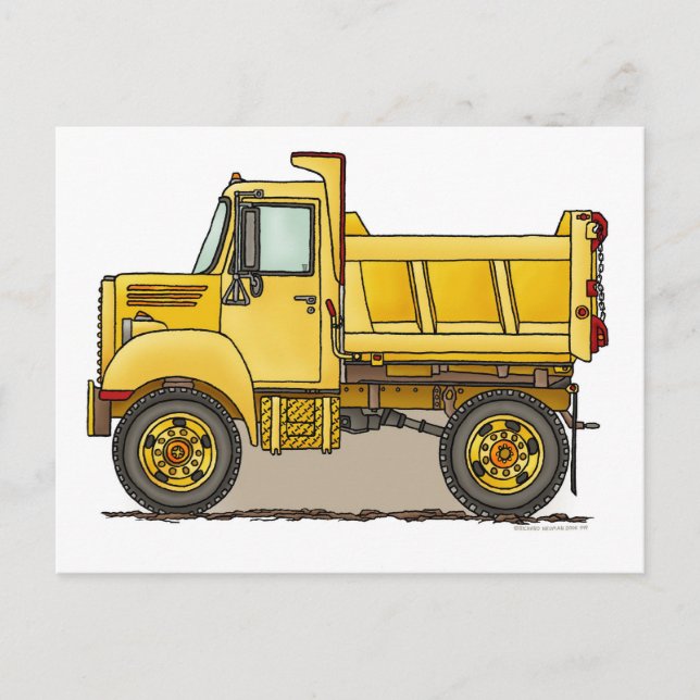 Little Dump Truck Post Card (Front)