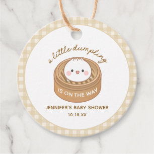Little Dumpling Baby Shower Favour Tags