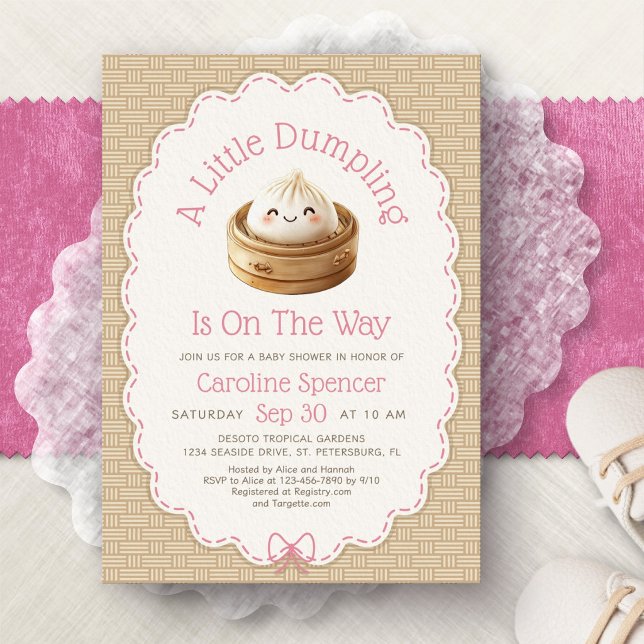 Little Dumpling Baby Shower Invitation (Creator Uploaded)