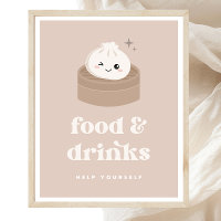 Little Dumpling Bao Dim Sum Food & Drinks Sign