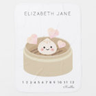 Little Dumpling Chinese Steamer Girl Milestone Bab