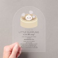 Little Dumpling Grey Gender-neutral Baby Shower