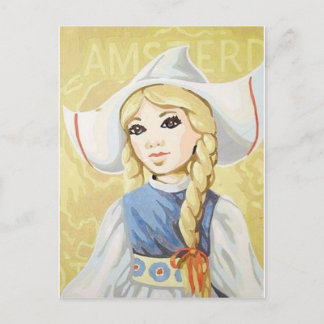 little dutch girl postcard