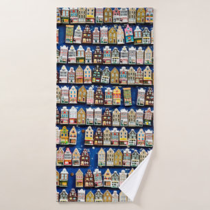 Little Dutch souvenirs and gifts - shoes windmills Bath Towel