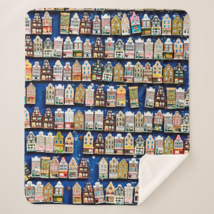 Little Dutch souvenirs and gifts - shoes windmills Sherpa Blanket