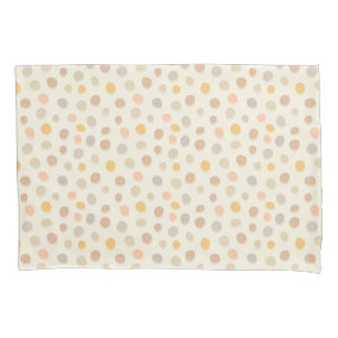 Little Easter Pebbles on cream - pattern.   Pillowcase