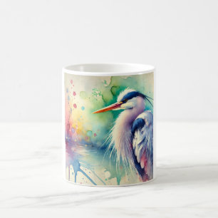 Little Egret 190924AREF125 - Watercolor Coffee Mug