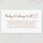 Little Elephant Baby Shower, Wishing Well, Enclosure Card<br><div class="desc">Little Elephant Baby Shower,  Wishing Well,  Enclosure Card.
View the collection link on this page to see all of the matching items in this beautiful design.</div>