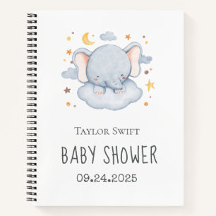 Little Elephant Boy Gift Log Notebook