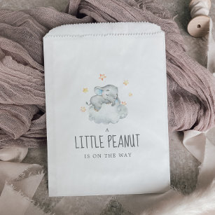 Little Elephant Boy Little Peanut Baby Shower Favour Bag