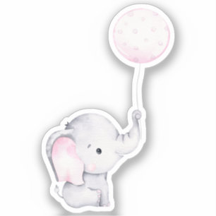 Little Elephant Cute Animal Sticker