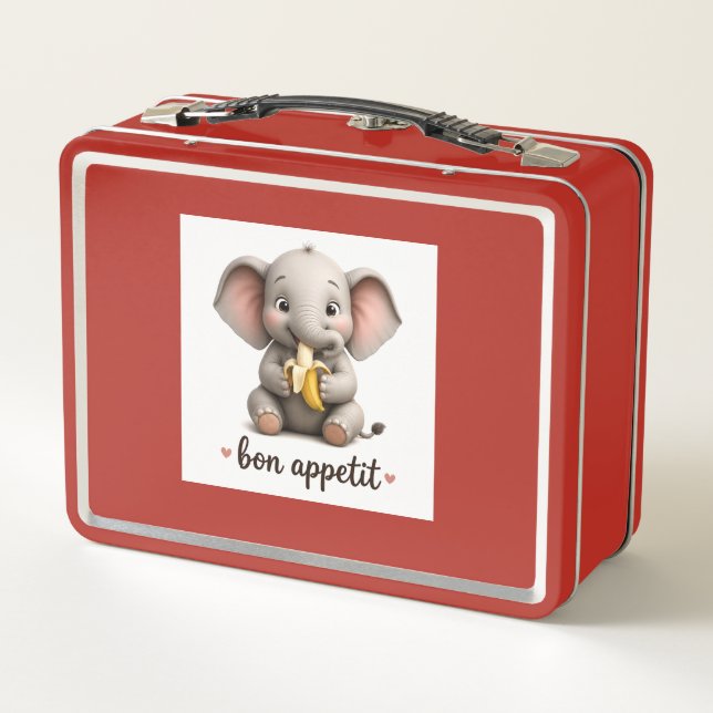 Little Elephant Lunch Box (Back)