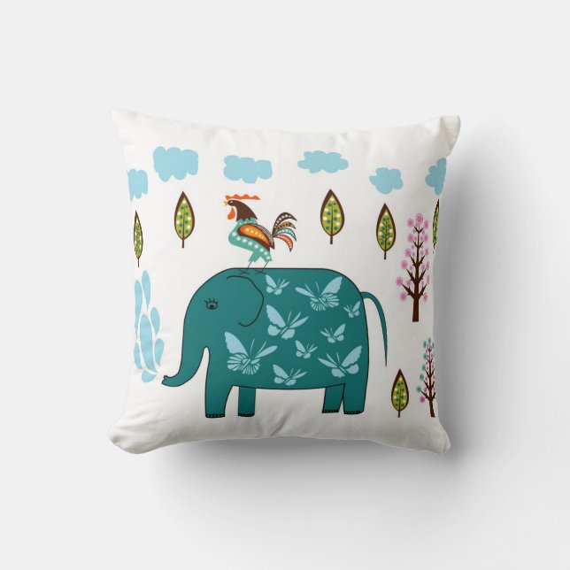 Little Elephant Pillow (Front)