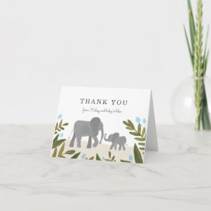 Little Elephant Thank You Note Card