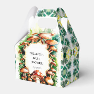 Little Enchanted Mushroom Baby Shower Favor Box
