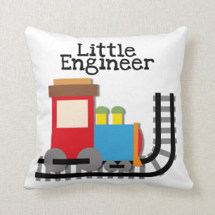 Little Engineer Train Pillow