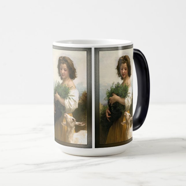 Little Esmeralda by William-Adolphe Bouguereau Magic Mug (Front Right)