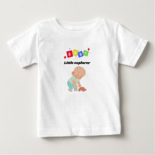 🌍 Little Explorer – Cute Baby T-Shirt