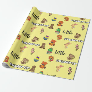 Little Explorer Flat Sheet Wrapping Paper