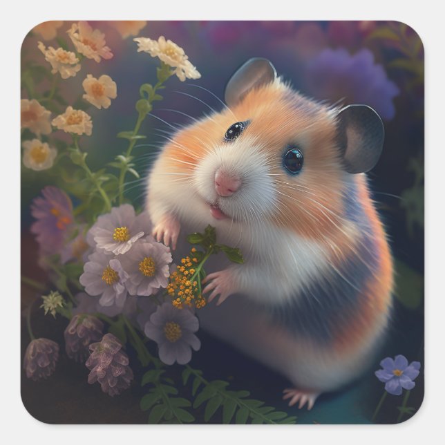 Little Explorer Hamster Sticker (Front)