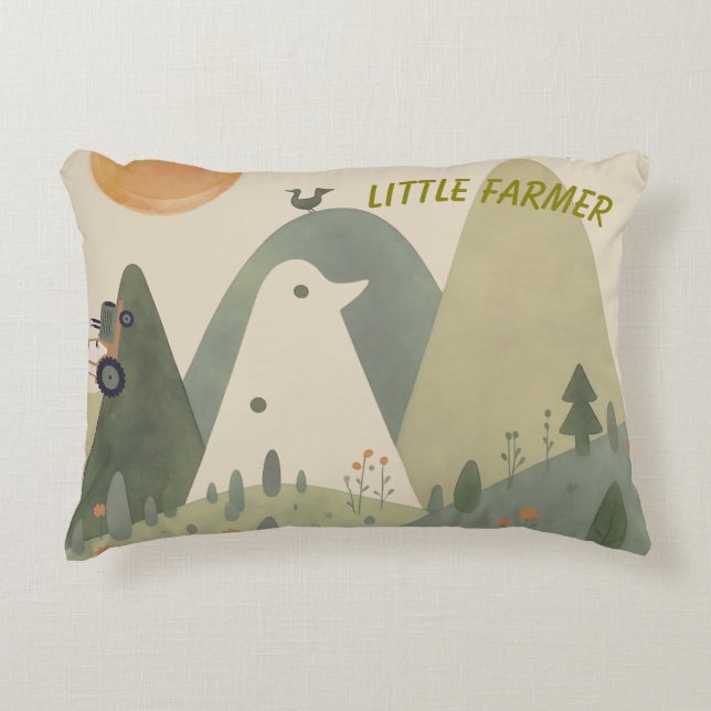 Little Explorer Hills Accent Pillow (Front)