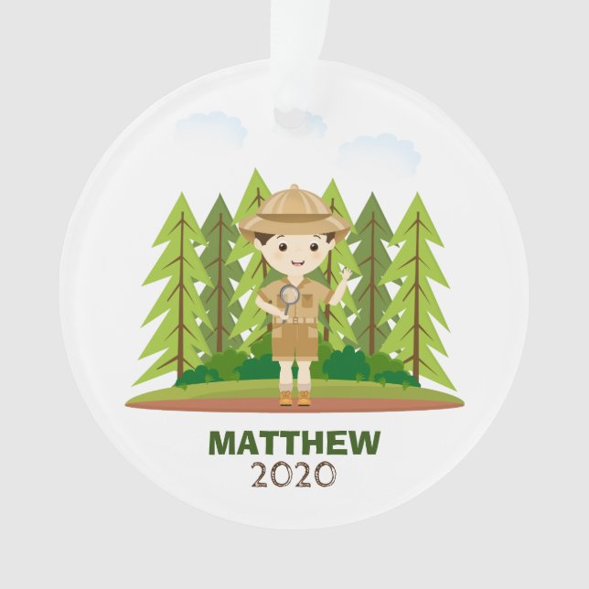 Little Explorer Ornament (Front)