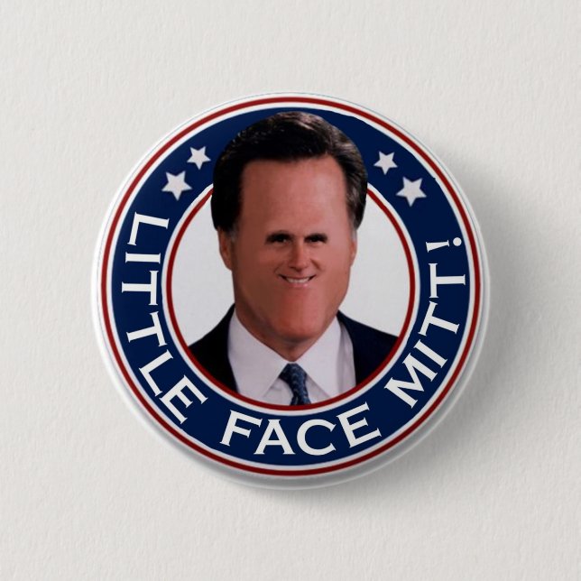 Little Face Mitt! 2 Inch Round Button (Front)