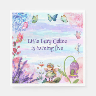 little fairy birthday Paper Napkin