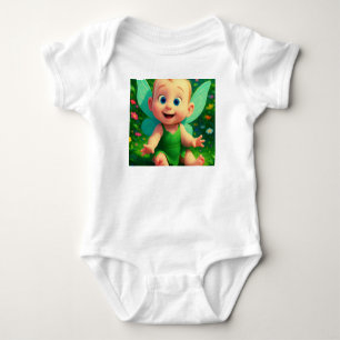 Little fairy dreamer- fairy wings baby bodysuit