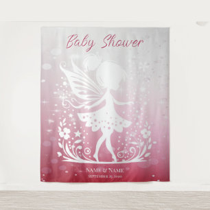 Little Fairy Floral Backdrop Tapestry