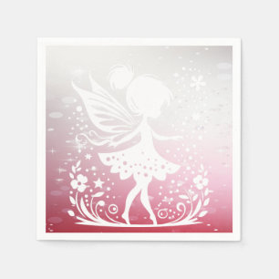 Little Fairy Floral Napkins